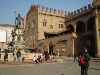 Piazza Maggiore s fontánou