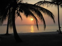 Západ slunce v souostroví San Blas, Panama