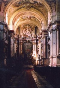 Jasovský klášter: Barokní interiér kostela