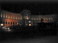 Hofburg: Vídeň v noci