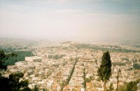 Athény: Pohled na město z Akropole