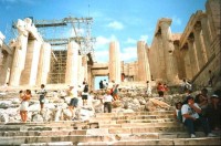 Vstup na Akropoli - Propylaje