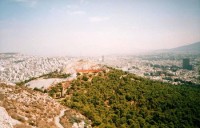 Athény: Pohled na Athény z Akropole