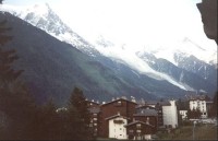 Mont Blanc nad Chamonix