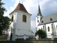 Zvonice u kostela sv. Vavřince: Veliká Ves
