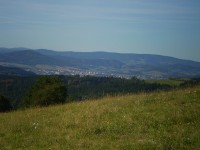 pohled na Šumperk z Mladoňovského vrchu