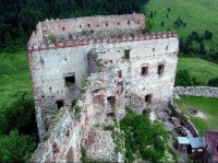 Stará Lubovňa: pohled z bergfritu na renesanční palác