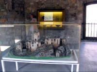 Strečno - hradní muzeum: model hradu