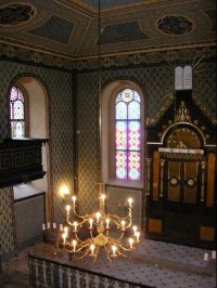Synagoga: Pohled na interiér