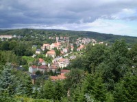 výhled z města Sebnitz