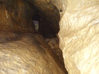 Jaskinia Mylna - skalní římsa (květen 2014)