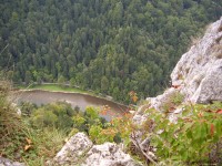 Sokolica - pohled z vyhlídky (září 2008)