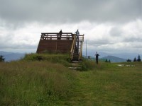 Wielka Racza - vrcholová plošina (červen 2013)