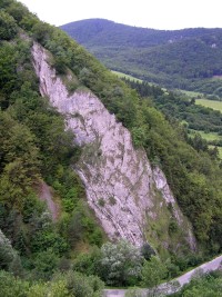 protisvah - skála na úbočí "Drieňovky"