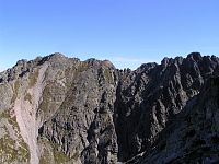 pohlet na Granaty a Czarne Ściany z vystupu na Kozie Czuby(září 2009)