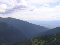 pohled ze Sivého vrchu do Jalovecké doliny