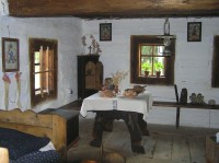 Múzeum oravskej dedidy - interiér usedlosti středního rolníka
