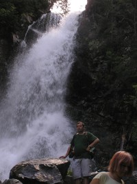 u Roháčského vodopádu (červenec 2008)