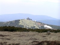 vrchol Szrenice ze stoupání k Violíku (květen 2009)