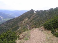 Kozí hřbety - tur. trasa jižním úbočím (květen 2009)