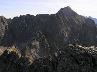 Kozi Wierch (pohled z vrcholu Maly Kozi Wierch) (září 2009)