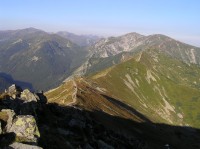 Prostredný Goričkový vrch (pohled od Kasprovho vrchu)(září 2009)