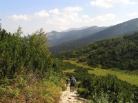  Dolina Kondratowa- na pěšině ze sedla Kondracką Przełęcz 
