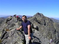 Kozie Czuby - na jednom z jejích vrcholků (září 2009)