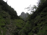 Dolina Małej Łąki - pohled na maly Giewont (červen 2010)