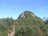Biele skaly - nižší jižní vrchol jihu  (srpen 2011)