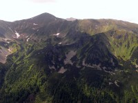 Veľká kopa - pohled od severu z Kasprovho vrcha (červen 2010)