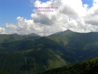 Trzydniowiański Wierch - pohled z Grześia (Lúčnej - červenec 2008)
