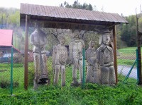 Źabnica - Galeria rzeźby v osadě Blaźycowka (květen 2011)