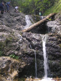 Tesná Rizňa - 4. vodopád (srpen 2011)