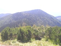 Kľačianska Magura - pohled z vrcholu Suchého (srpen 2011)