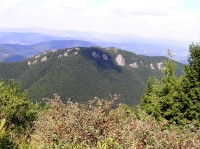 Baraniarky - pohled z vrcholu na Sokolie (srpen 2012)