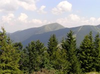 Baraniarky - pohled z vrcholu na Stoh (srpen 2012)