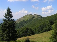 Veľké sedlo - pohled ze sedla na Baraniarky (srpen 2012)