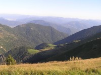 Suchý vrch - pohled ze Sten (červenec 2011)