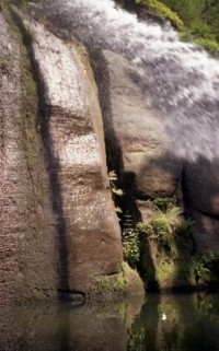 umělý vodopád na Kamenici