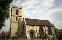 normandský kostel v Yorku
