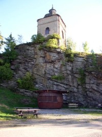 hradní kaple - pohled z amfiteátru