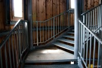 Borůvková hora - schodiště na rozhlednu