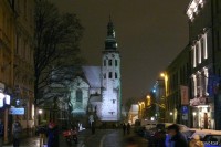 Noční Krakow