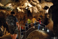 Maldečské jeskyně - vstupní schodiště