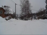 Dolejší Kunčice 31.12.2005: přes půl metru sněhu za jeden den