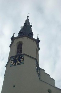 Věž kostela sv. Jáchyma