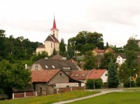 Lázně Velichovky - pohled na obec
