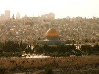 Pohled na Skalní dóm z Olivové hory