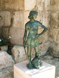 Muzeum dějin Jerusalema - David s hlavou Goliáše